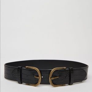 Dynamite Wide Double Buckle Belt